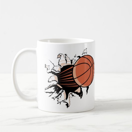 Basketball-Durchbruch Kaffeetasse (Links)