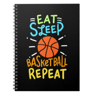 Basketball - Eat Sleep Basketball Repeat Notizblock