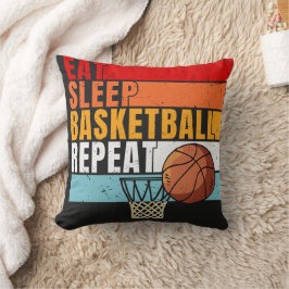 Basketball Eat Sleep Repeat Kissen