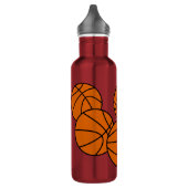 Basketball Edelstahlflasche (Links)
