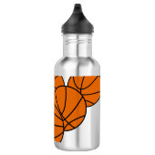 Basketball Edelstahlflasche (Rechts)
