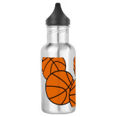 Basketball Edelstahlflasche (Links)