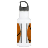 Basketball Edelstahlflasche (Rückseite)