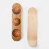 Basketball - Effekt 3D Skateboard (Vorderseite)