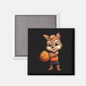 Basketball-Eichel Magnet (Vorderseite/Rückseite)