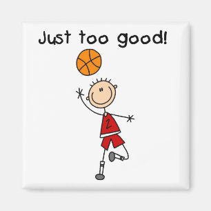 Basketball einfach zu gut T-Shirts und Geschenke Magnet