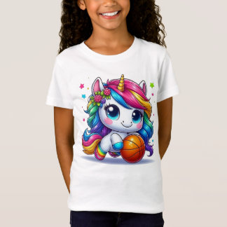 Basketball-Einhornspieler T-Shirt