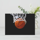 Basketball Einladung (Stehend Vorderseite)