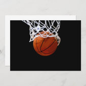 Basketball Einladung (Vorne/Hinten)