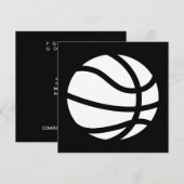Basketball Einladung (Vorne/Hinten)