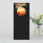 Basketball Einladung (Stehend Vorderseite)