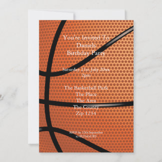Basketball Einladung
