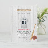 Basketball Einladung zum Geburtstag (Stehend Vorderseite)