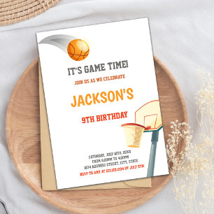 Basketball Einladung zum Geburtstag