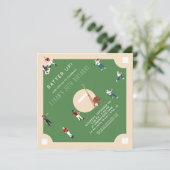 Basketball Einladung zum Geburtstag (Stehend Vorderseite)