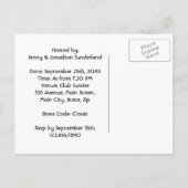 Basketball Einladungspostkarte (Rückseite)