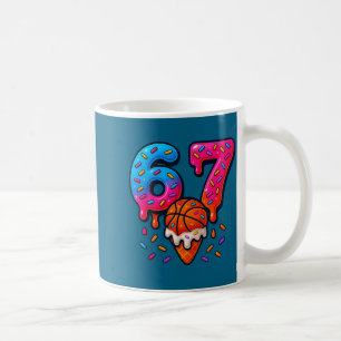 Basketball-Eiscreme-Tropf 67 Illustration Kaffeetasse
