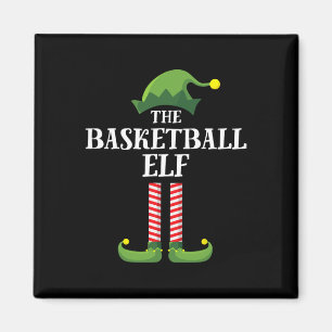 Basketball Elf Matching Family Group Weihnachtsfei Magnet