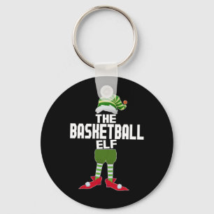 Basketball Elf Matching Family Group Weihnachtsfei Schlüsselanhänger