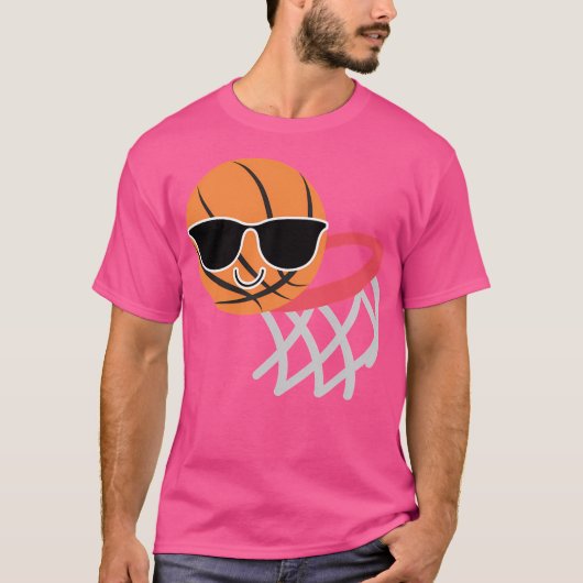 Basketball Emoji T-Shirt (Vorderseite)