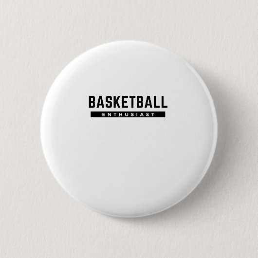 Basketball-Enthusiast Button (Vorderseite)