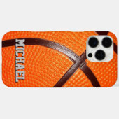Basketball ersetzen durch Ihren Namenstext Case-Mate iPhone Hülle (Rückseite (Horizontal))
