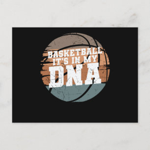 Basketball Es ist in meiner DNS Basketball Lover Postkarte