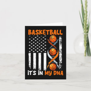 Basketball Es ist In-My DNA Fun Player Coach Team Karte