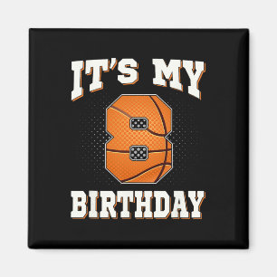 Basketball Es ist mein 8. Geburtstag 8 Jahre alter Magnet