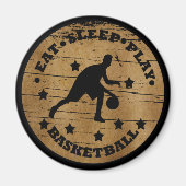 Basketball essen magnet (Vorne)