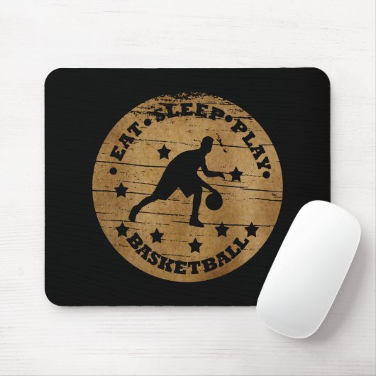 Basketball essen mousepad (Mit Mouse)