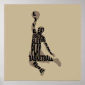 Basketball essen poster (Vorne)