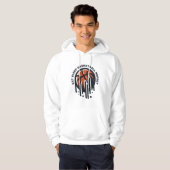 Basketball essen wiederholen hoodie (Vorne ganz)