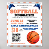 Basketball-Event Spendenaktion Kirchentrainer Poster (Vorne)