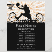 Basketball-Event-Werbeaktion Flyer (Vorne)