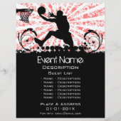 Basketball-Event-Werbeaktion Flyer (Vorne)