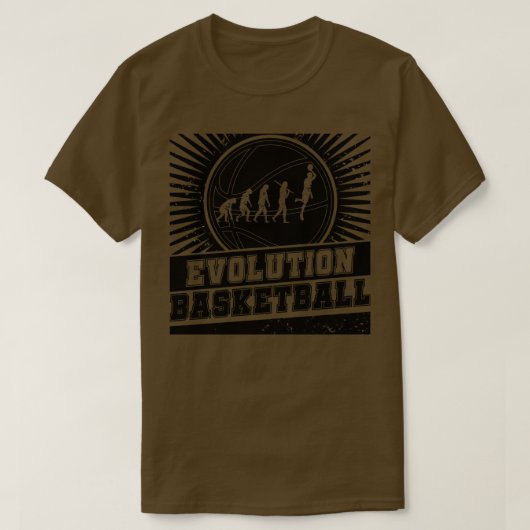 Basketball Evolution 1 T-Shirt (Design vorne)