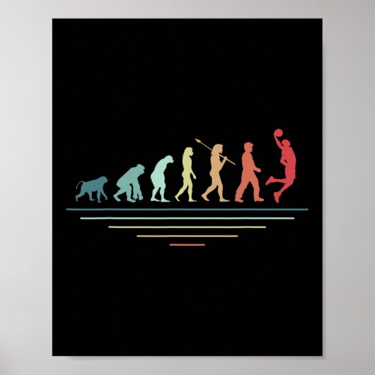 Basketball Evolution Basketball Basketball Trainer Poster (Vorne)