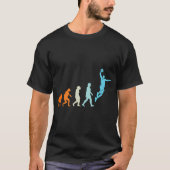 Basketball-Evolution Basketballer T-Shirt (Vorderseite)