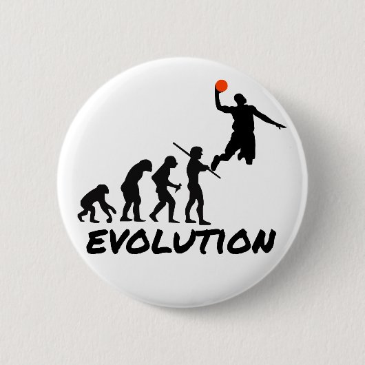 Basketball-Evolution Button (Vorderseite)