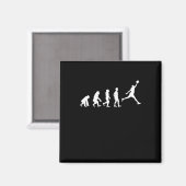 Basketball Evolution Champion Basketball Spieler Magnet (Vorderseite/Rückseite)