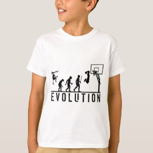 Basketball-Evolution des Mannes T-Shirt