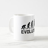 Basketball-Evolution Kaffeetasse (Vorderseite Links)