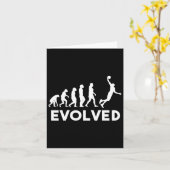 Basketball Evolution Männer Frauen Mädchen Kinder Karte (Gelbe Blume)