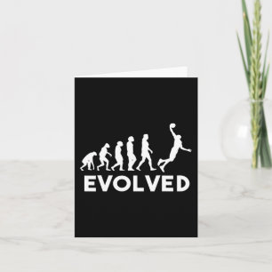 Basketball Evolution Männer Frauen Mädchen Kinder Karte