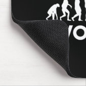 Basketball Evolution Männer Frauen Mädchen Kinder  Mousepad (Ecke)