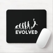 Basketball Evolution Männer Frauen Mädchen Kinder  Mousepad (Mit Mouse)
