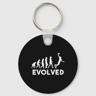 Basketball Evolution Männer Frauen Mädchen Kinder Schlüsselanhänger