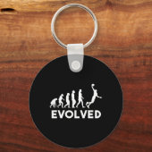 Basketball Evolution Männer Frauen Mädchen Kinder  Schlüsselanhänger (Vorderseite)