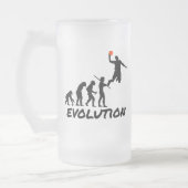 Basketball-Evolution Mattglas Bierglas (Links)